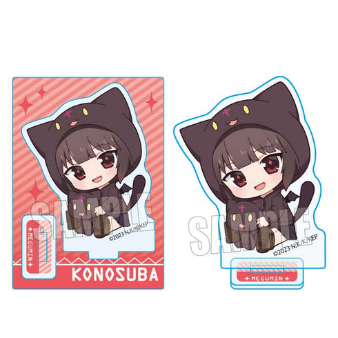 『この素晴らしい世界に爆焔を!』ぎゅぎゅっとミニスタンド/めぐみん(ちょむすけパーカー)